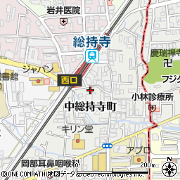 北おおさか信用金庫総持寺支店周辺の地図