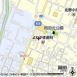 兵庫県姫路市岡田354周辺の地図