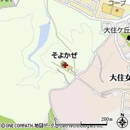 京都府京田辺市大住虚空蔵谷55周辺の地図