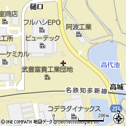 愛知県知多郡武豊町冨貴樽田周辺の地図