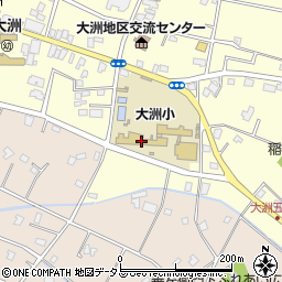 藤枝市立大洲小学校周辺の地図