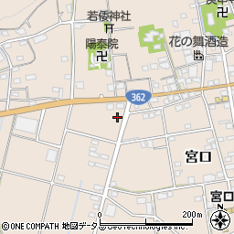 静岡県浜松市浜名区宮口498周辺の地図