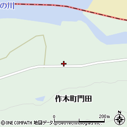 広島県三次市作木町門田215周辺の地図