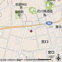 静岡県浜松市浜名区宮口510周辺の地図