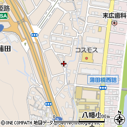兵庫県姫路市広畑区西蒲田1803周辺の地図