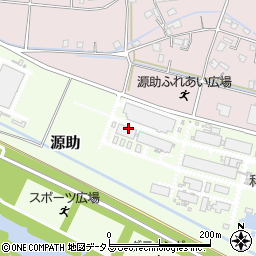 静岡県藤枝市源助周辺の地図