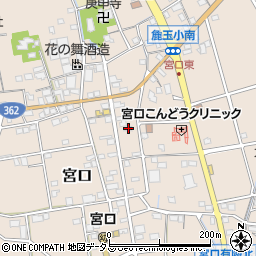 静岡県浜松市浜名区宮口598周辺の地図