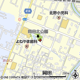 兵庫県姫路市岡田281周辺の地図