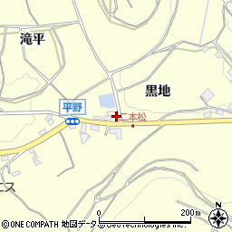愛知県豊橋市石巻平野町黒地周辺の地図