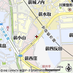 京都府京田辺市薪狭道52-5周辺の地図