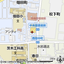 大阪府茨木市畑田町1周辺の地図