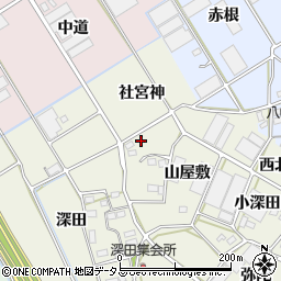 愛知県豊川市三上町山屋敷63周辺の地図