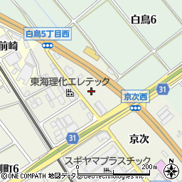 愛知県豊川市白鳥町高田周辺の地図