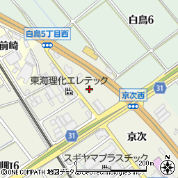 愛知県豊川市白鳥町（高田）周辺の地図