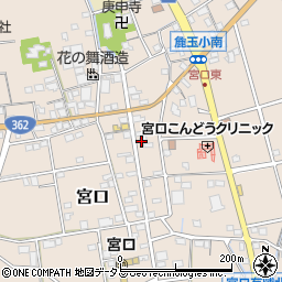 静岡県浜松市浜名区宮口601周辺の地図
