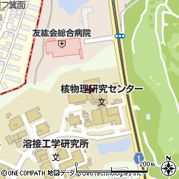 大阪府茨木市美穂ケ丘10周辺の地図