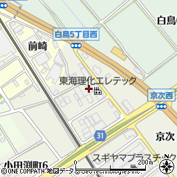 有限会社マイニチ　小田渕工場周辺の地図