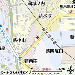 京都府京田辺市薪狭道52周辺の地図