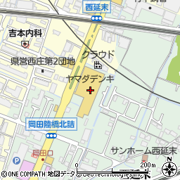 ヤマダデンキＴｅｃｃ　ＬＩＦＥ　ＳＥＬＥＣＴ姫路本店周辺の地図