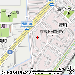 大阪府高槻市登町18周辺の地図