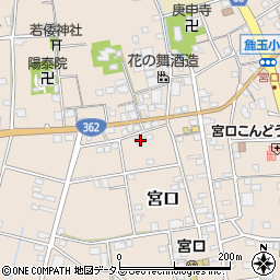 静岡県浜松市浜名区宮口515周辺の地図