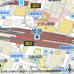 セブンイレブンハートインＪＲ姫路駅改札内店周辺の地図