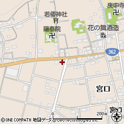静岡県浜松市浜名区宮口501周辺の地図