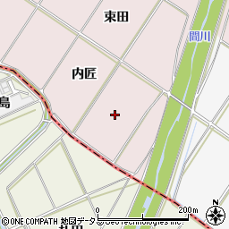 愛知県豊橋市賀茂町内匠周辺の地図