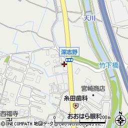ＥＮＥＯＳ花田インターＳＳ周辺の地図
