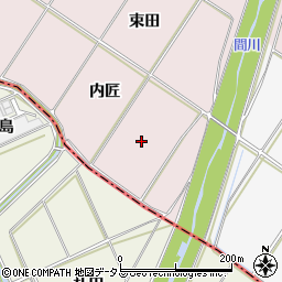愛知県豊橋市賀茂町（内匠）周辺の地図