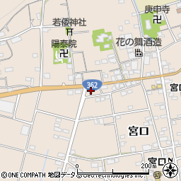 静岡県浜松市浜名区宮口511周辺の地図
