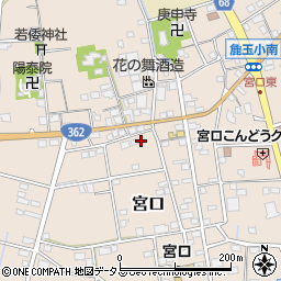 静岡県浜松市浜名区宮口516周辺の地図