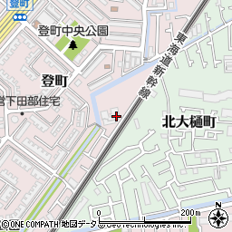 大阪府高槻市登町48周辺の地図