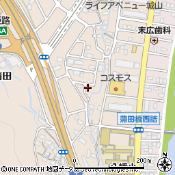 兵庫県姫路市広畑区西蒲田1798周辺の地図