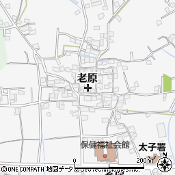 兵庫県揖保郡太子町老原292-1周辺の地図