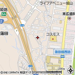 兵庫県姫路市広畑区西蒲田1802周辺の地図