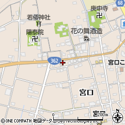 静岡県浜松市浜名区宮口345周辺の地図