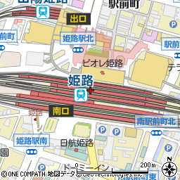 姫路駅周辺の地図