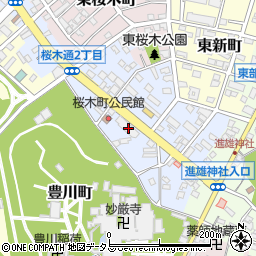 ロイヤルマンション桜木通管理室周辺の地図