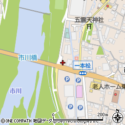 横田石油株式会社　一本松給油所周辺の地図