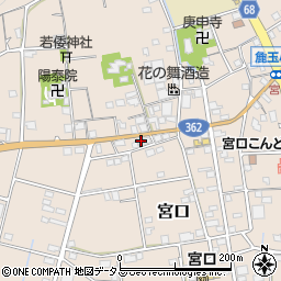 静岡県浜松市浜名区宮口343周辺の地図