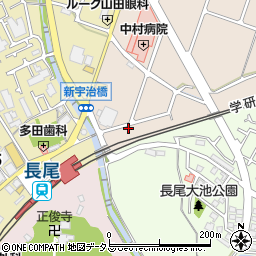 スペースＥＣＯ長尾駅前第２駐車場周辺の地図