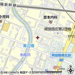 兵庫県姫路市岡田104周辺の地図