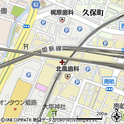 兵庫県姫路市南畝町周辺の地図