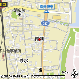 愛知県知多郡武豊町冨貴南側周辺の地図