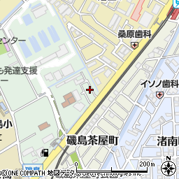 大阪府枚方市磯島北町38-5周辺の地図