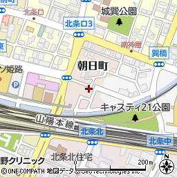 兵庫県姫路市朝日町7周辺の地図