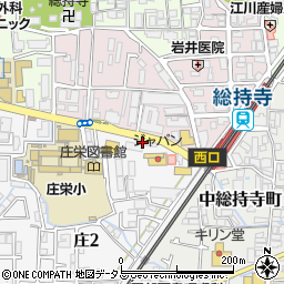 茨木市農協　農産物直売所みしま館周辺の地図