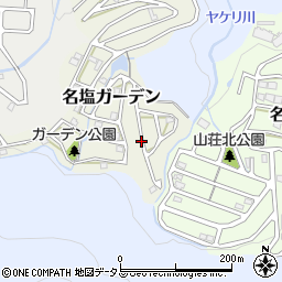 兵庫県西宮市名塩ガーデン11周辺の地図