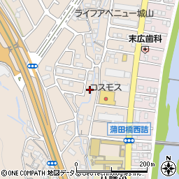 兵庫県姫路市広畑区西蒲田1791周辺の地図